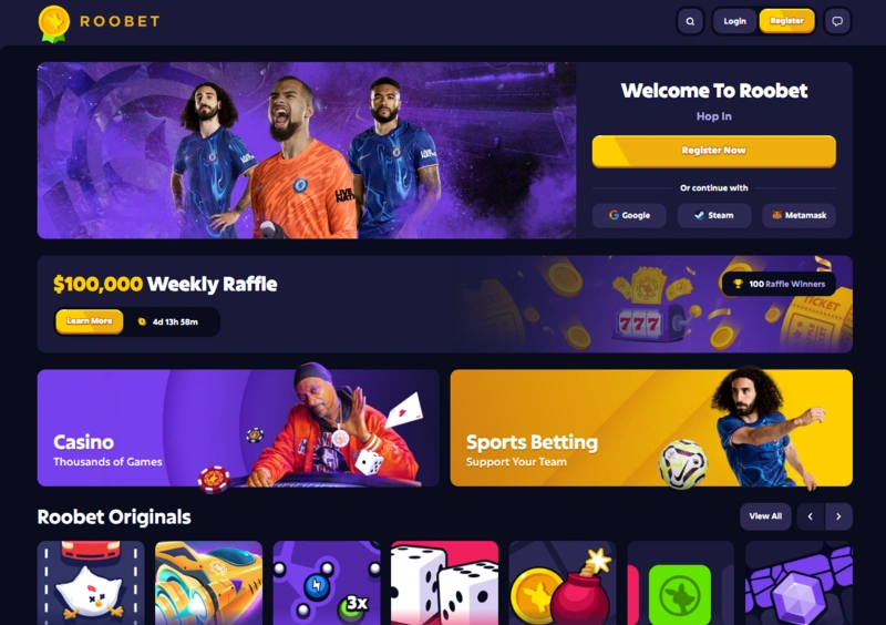 roobet home page